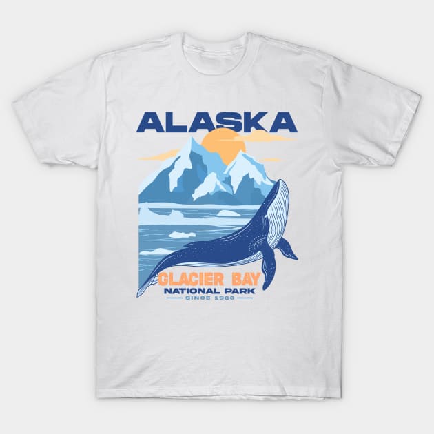 Glacier Bay National Park T-Shirt by Sachpica